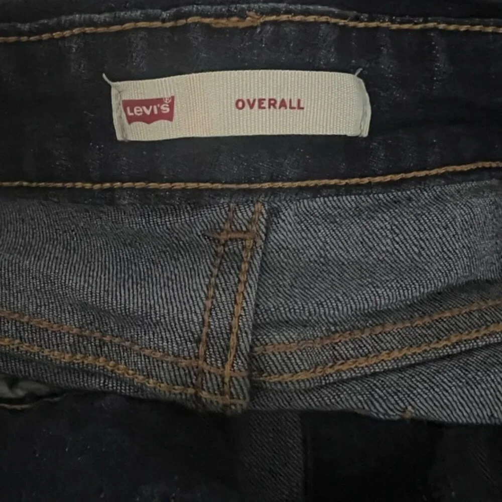 Levi’s OVERALL Girlfriend Adjustable‎ Shoulder Straps Size 14 Reg Girls